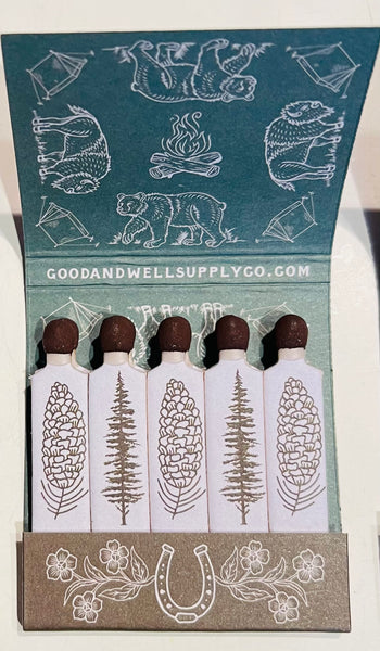 "Good and Well Supply Co" Retro Feature Matchbook 7 Matchbook -Full Collector Set