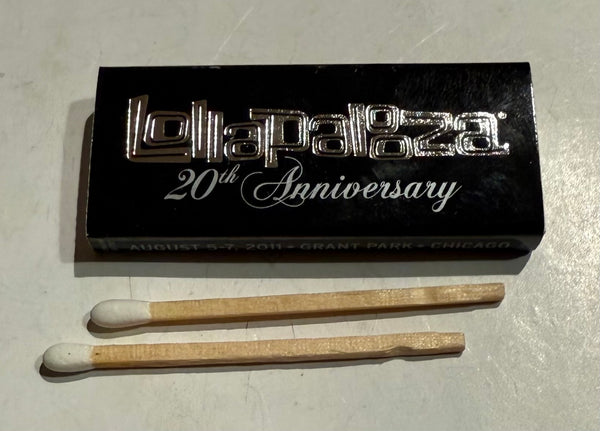 “Lollapalooza 20th Anniversary” Vintage 2011 Matchbox