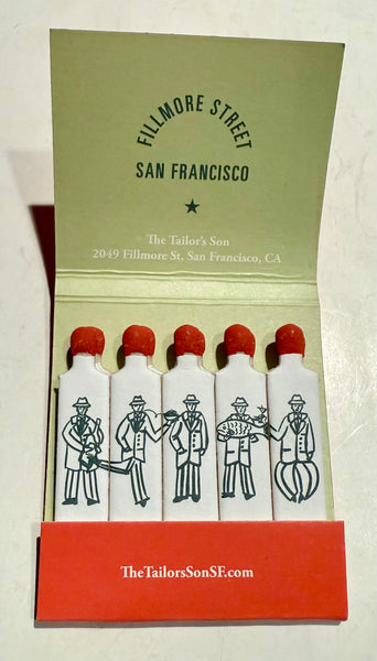 “The Tailor’s Son” Retro Feature Matchbook