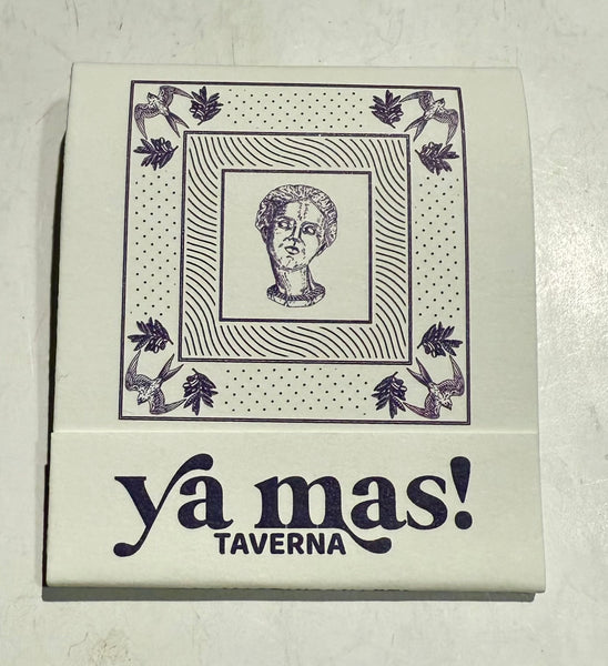 “Ya Mas! Taverna” Retro Feature Matchbook