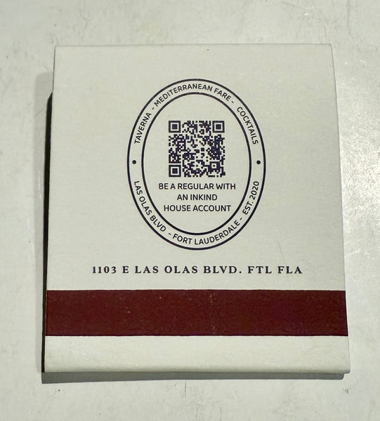 “Ya Mas! Taverna” Retro Feature Matchbook
