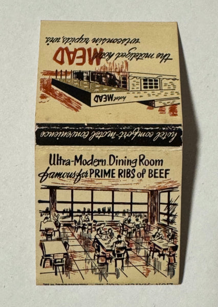 "Hotel Mead" Wisconsin Rapids, WI Vintage Feature Matchbook