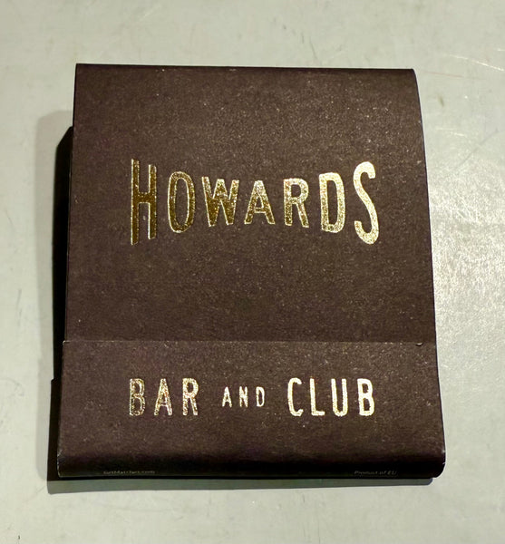 "Howard's" 14 Strike Retro Feature Matchbook