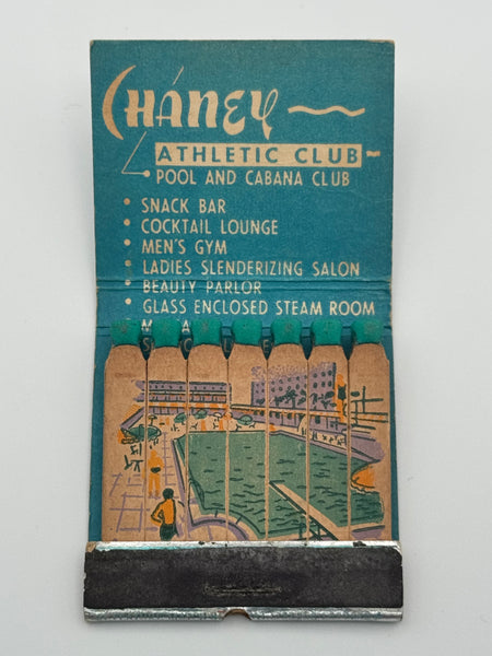 "Chaney Athletic Club" Miami, FL Vintage Feature Matchbook