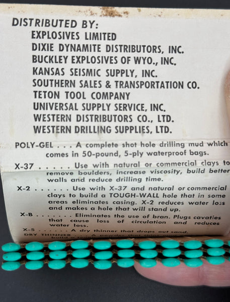 "Economy Mud Products Co" Houston, TX Vintage Feature Matchbook