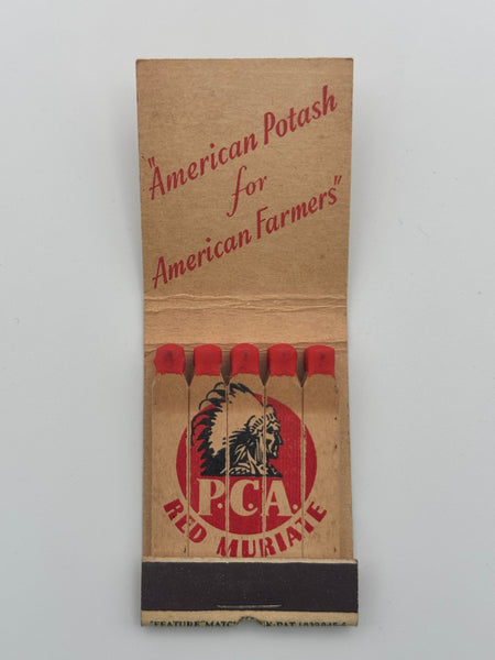 "Potash Company of America" Vintage Feature Matchbook