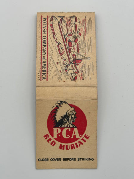 "Potash Company of America" Vintage Feature Matchbook
