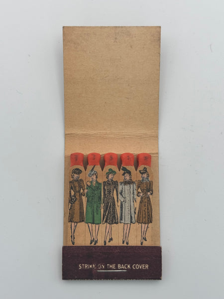"Emanuel’s Smart Apparel" Vintage Feature Matchbook