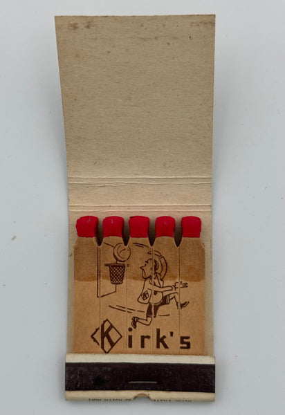 "Kirk’s Pharmacy" Seahurst, WA Vintage Feature Matchbook