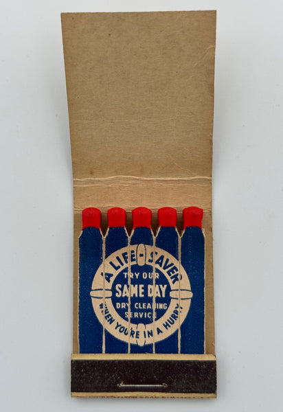 "M. Sachs & Sons" Providence, RI Vintage Feature Matchbook