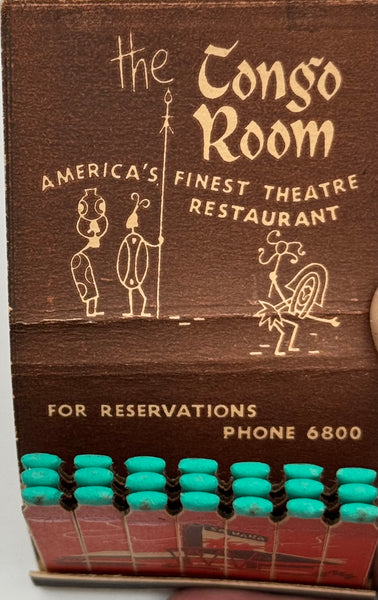 "Sahara / The Congo Room" Las Vegas,NV Vintage Feature Matchbook