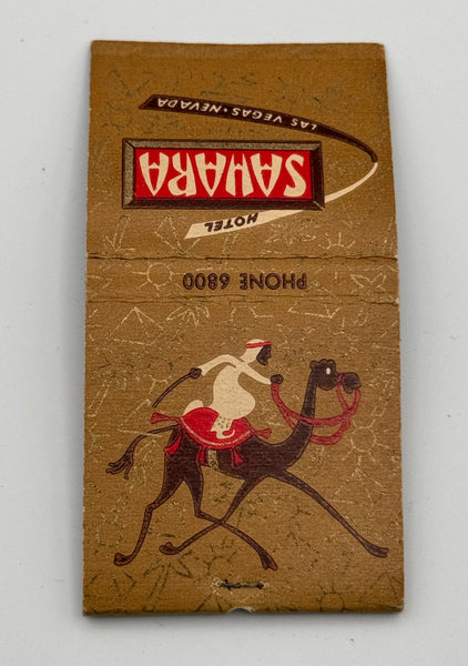 "Sahara / The Congo Room" Las Vegas,NV Vintage Feature Matchbook