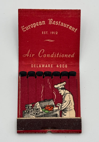 "Henry’s of New York" Chicago, ILVintage Feature Matchbook