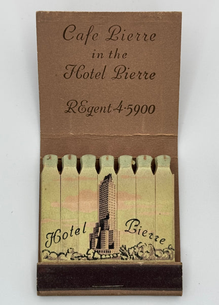 "Hotel Pierre" New York, NY Vintage Feature Matchbook