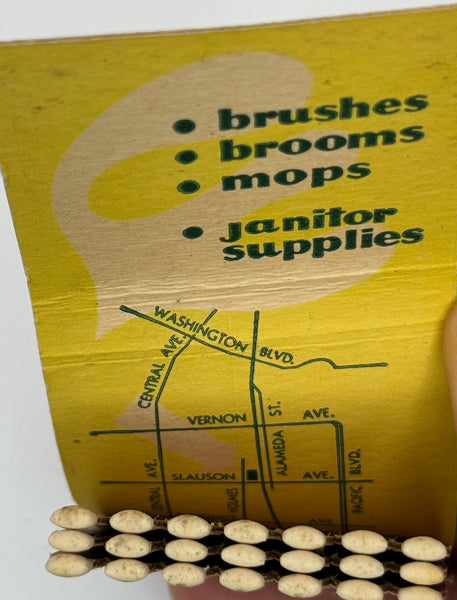 "Acme Brush Manufacturing Company" Los Angeles,CA Vintage Feature Matchbook