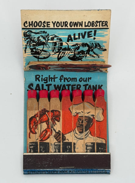 "Old Original Bookbinders" Phila, PA Vintage Feature Matchbook with a Pop-Up Display!