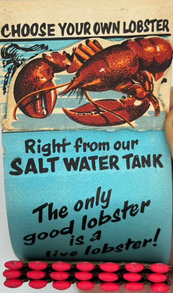 "Old Original Bookbinders" Phila, PA Vintage Feature Matchbook with a Pop-Up Display!