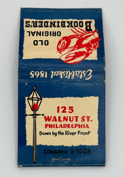 "Old Original Bookbinders" Phila, PA Vintage Feature Matchbook with a Pop-Up Display!