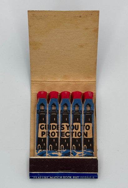 "Southern Life & Health Insurance Company" Birmingham, AL Vintage Feature Matchbook