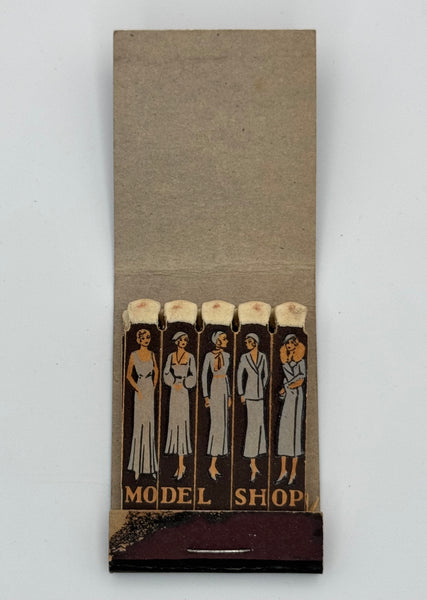 "Model Shop" Washington, DC Vintage Feature Matchbook