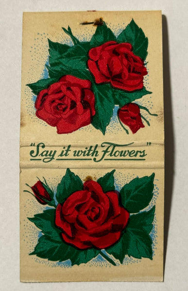 "Everard's Flowers" Marinette, WI Vintage Feature Matchbook