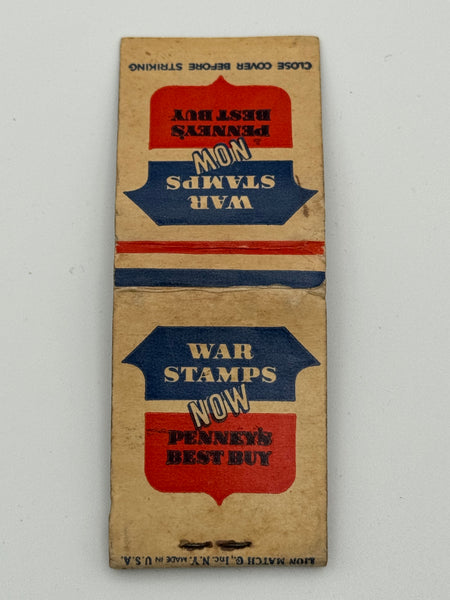 "Penney’s" Vintage" POP UP Feature Matchbook