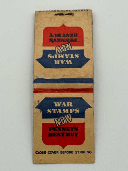 "Penney’s" Vintage" POP UP Feature Matchbook