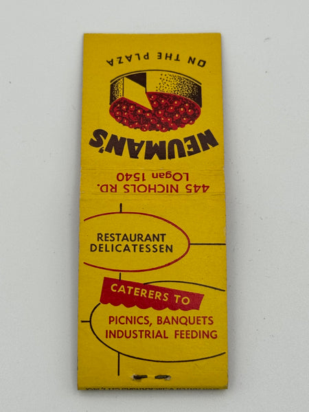 "Neuman’s " Vintage Feature Matchbook