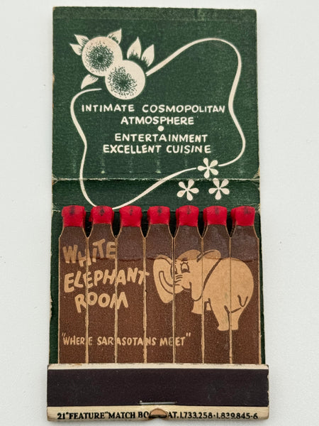 "Orange Blossom" Sarasota,FL Vintage Feature Matchbook