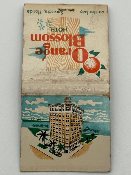 "Orange Blossom" Sarasota,FL Vintage Feature Matchbook