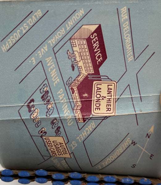 "Lanthier & Lalonde Automobile Enrg" Montreal, Quebec Vintage Feature Matchbook -B