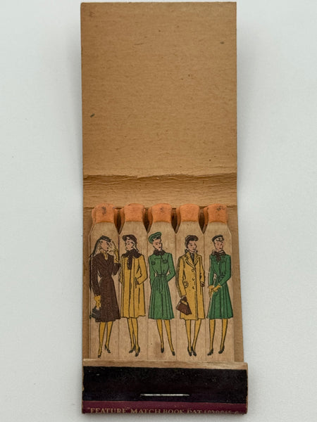 "Printzess -Designed & Tailored by Printz" Vintage Feature Matchbook