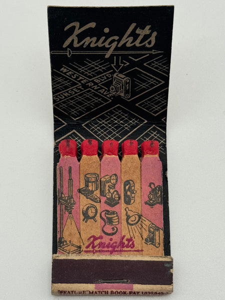 "Knights" Vintage Feature Matchbook