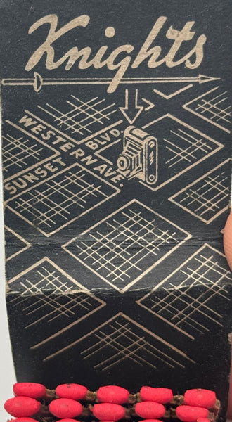 "Knights" Vintage Feature Matchbook
