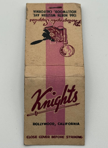 "Knights" Vintage Feature Matchbook