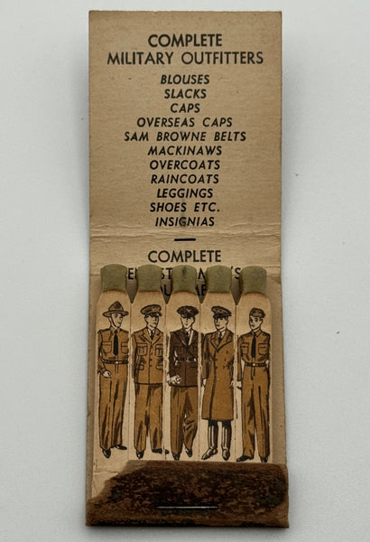 "Outdoor Military Stores" Columbus, OH Vintage Feature Matchbook
