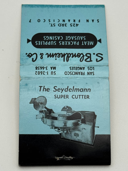 "S. Blondheim & Co" San Francisco, CA Vintage Feature Matchbook