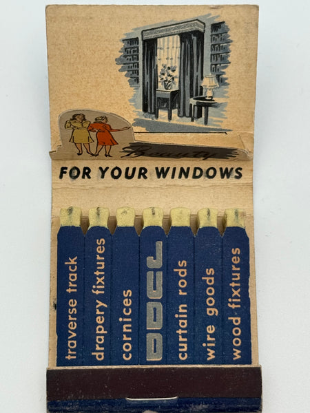 "Judd" Wallingford, CT Vintage Feature Matchbook with a Pop-Up Display!