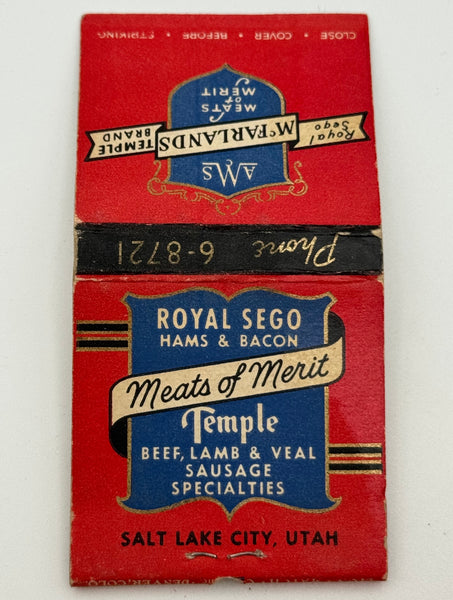 "McFarlands" Salt Lake City, UT Vintage Feature Matchbook