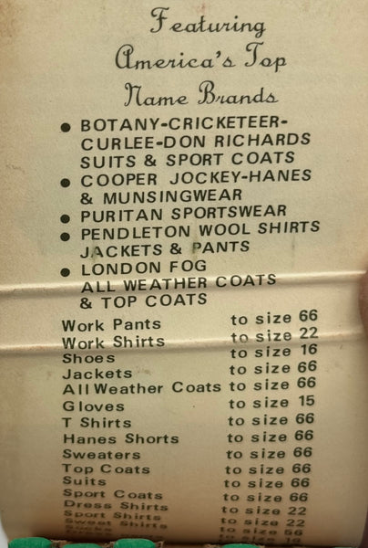 "Frank Lockage" Muskegon Heights, MI Vintage Feature Matchbook