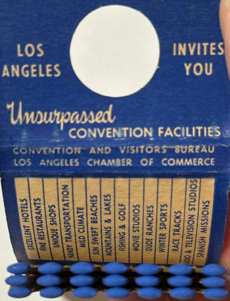 "Fun in the Sun - Los Angeles County Tourism" Vintage Knothole Feature Matchbook