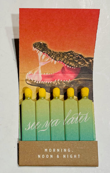 "No Good Byes" Retro Feature Matchbook