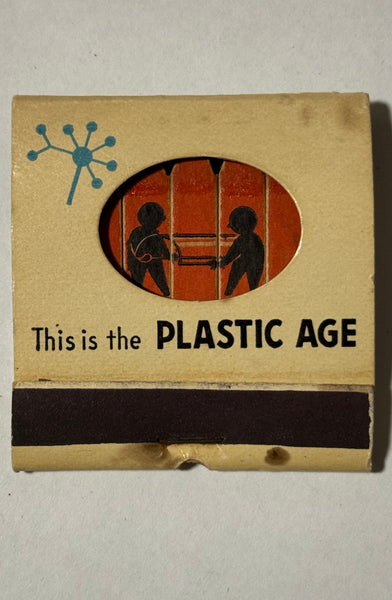"Plastic Age Sales Inc." San Fernando, Ca Vintage Feature Matchbook with a Knot-Hole Cover