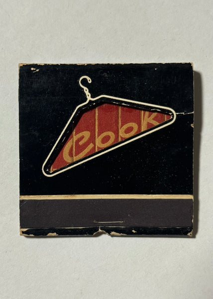 "H.J. Cook Co." Vintage Feature Matchbook w/ Knot Hole Cover