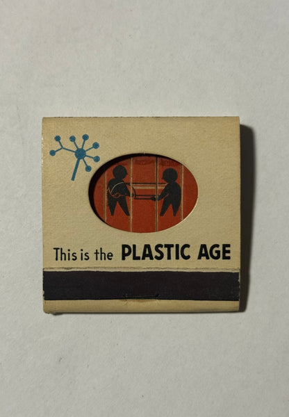 "Plastic Age Sales Inc." San Fernando, CA Vintage Feature Matchbook with a Knot-Hole Cover (B)