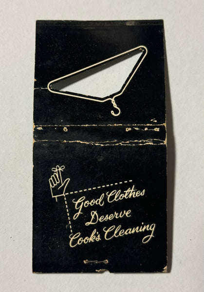 "H.J. Cook Co." Vintage Feature Matchbook w/ Knot Hole Cover