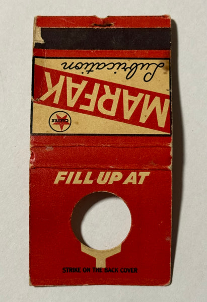 "Caltex" Petroliana Vintage Feature Matchbook w/ a Knot-Hole Cover