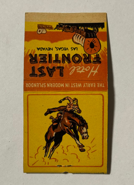 "Hotel Last Frontier" Las Vegas, NV Vintage Feature Girlie Matchbook