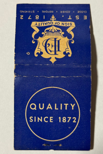 "Edward Davis Inc" New York, NY Vintage Feature Matchbook with a Pop-Up Display!