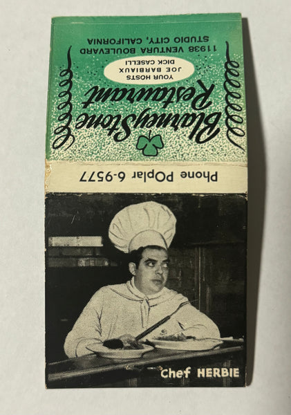 "Blarney Stone Restaurant" Studio City, CA Vintage Feature Matchbook